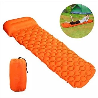 Tapis de matelas d'air ultra-léger imperméable léger de TPU avec le tapis de couchage gonflable extérieur de tapis d'air isolé par oreiller