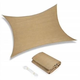Voile d'ombrage rectangulaire résistante
