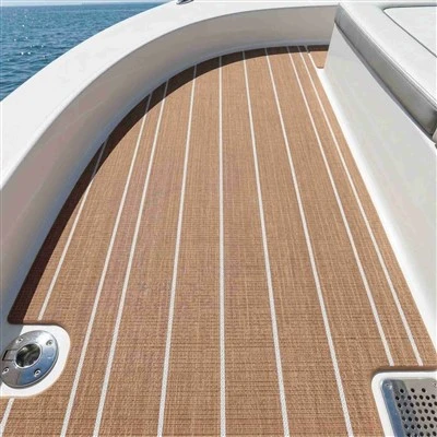 Plancher de bateau en vinyle gris de qualité marine de qualité supérieure, 140 mil