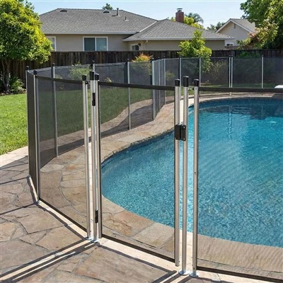 Clôture de piscine à mailles amovibles en gros